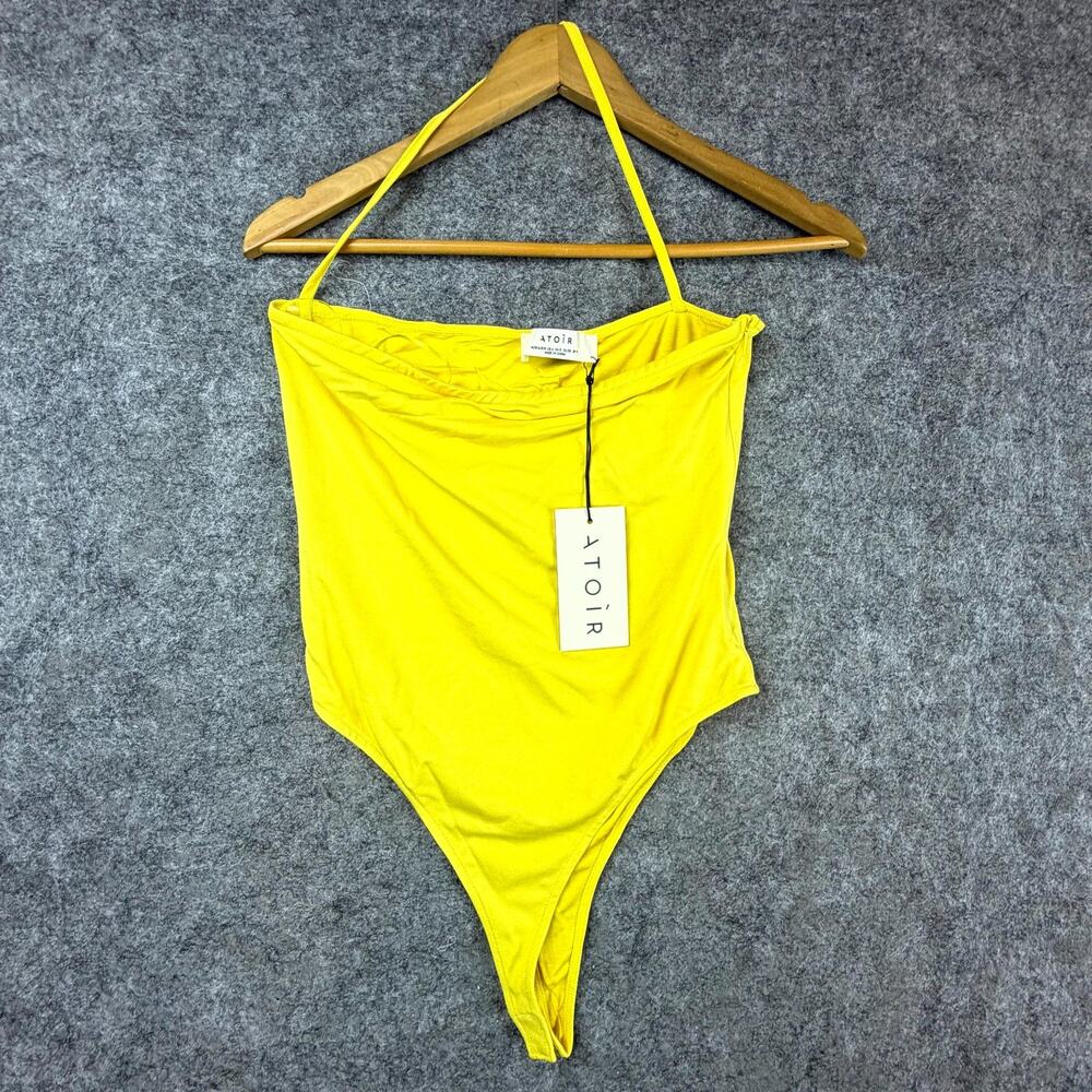Atoir Walker Bodysuit Women 6 Butter Clubwear Asymmetrical One Piece Athletic
